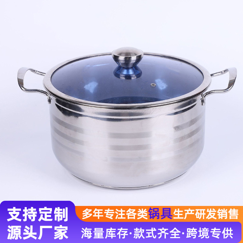 Casas de acero inoxidable cinco piezas de cocinar