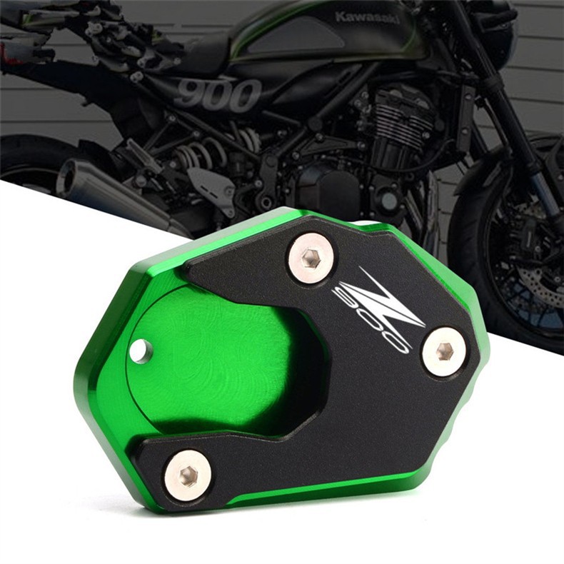 Kawasaki Z900/Z900Se 17-23 Modified Aluminum Alloy Kickstand Side Support Enlarged Base and Widened Pad Accessories