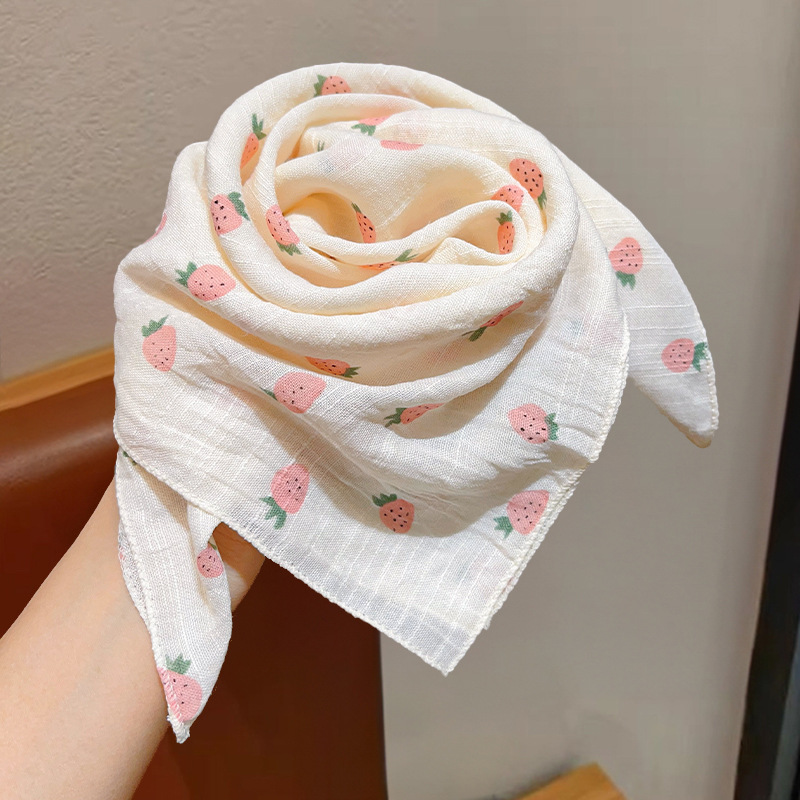 Niñas coreanas bufandas de algodón y lino para niños primavera y otoño delgada baby collar bufandas de viento en todas las estaciones