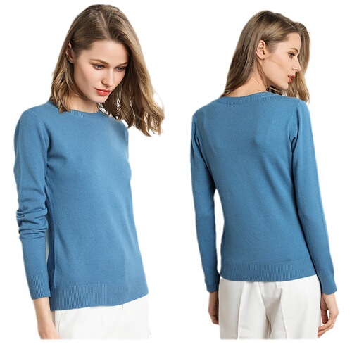 Women's Round Neck Knit Top, Autumn/Winter New Style, Layering Shirt, Versatile and Fashionable, Cross-border Sweatshirt, One-piece Dropshipping