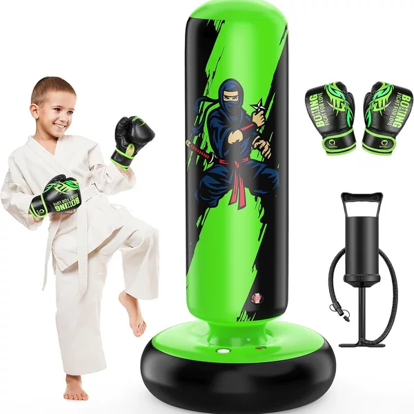 Children's standing punching bag, boxing column, punching target, home-use boxing bag, standing children's boxing equipment