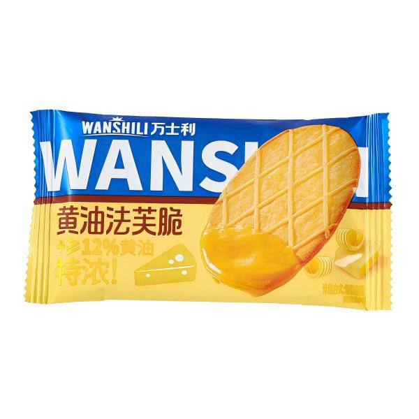 Wanshili ファフ クラッカー 16 パック バルク バター チョコレート チャイブ フレーバー ビスケット クラッカー スナック 卸売|undefined