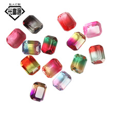 8*10mm�������Ǻϳɲ�ɫ���䲣��������ʯ ����Ʒ��Ƕdiy��Ʒ���