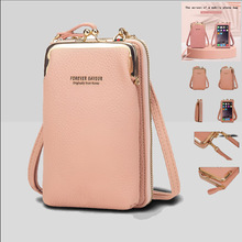 新款迷你包包女夏批发钱包卡包一体多用时尚简约可触屏手机包斜挎