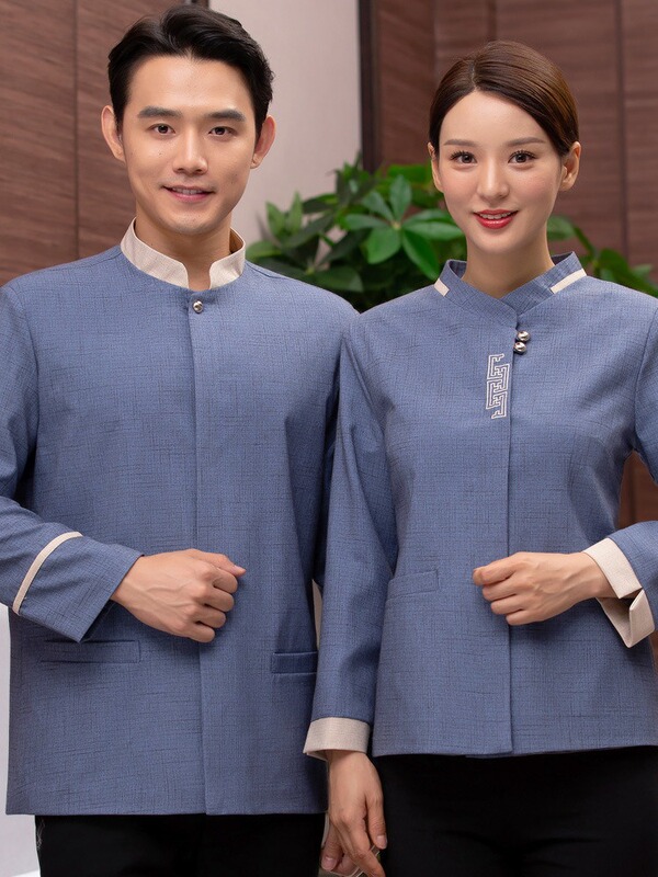 Cleaning work clothes long sleeve autumn and winter clothes men's and women's property hospital cleaner suit hotel room cleaner clothing Cleaning work clothes long sleeve autumn and winter clothes men's and women's property hospital cleaner suit hotel room cleaner clothing