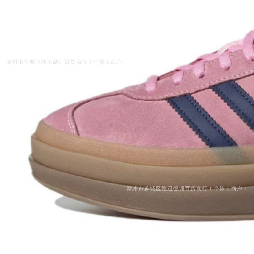 Подлинные оригинальные кожаные туфли Gazelle Adidas низкого кроя, массивная подошва, кроссовки, стиль змеи года, тренировочные кроссовки AD