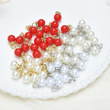 复古仿珍珠配饰塑料ABS珍珠diy材料手工项链手链手机链珍珠配件