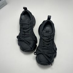 真皮复古老爹鞋女2025新款显高百搭运动鞋厚底增高网面透气休闲鞋