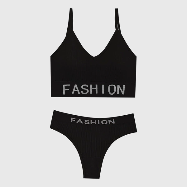 【3200 strapless + thong】Black