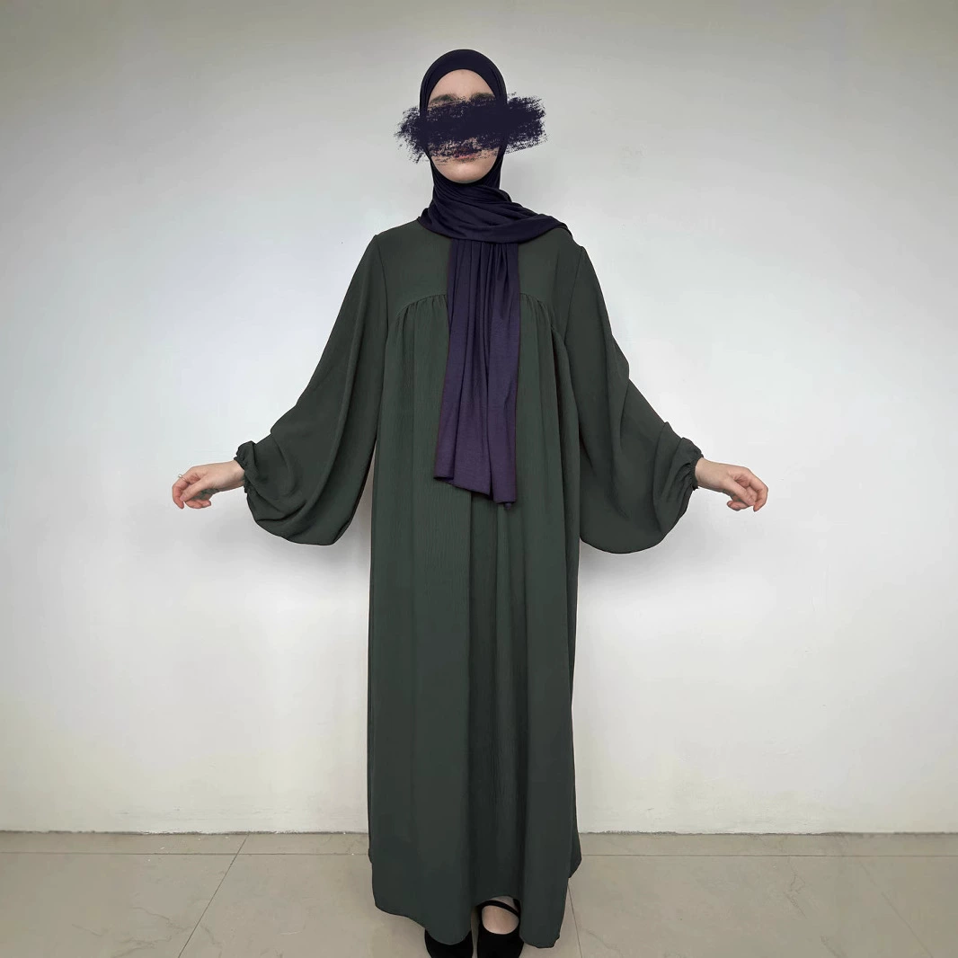 Ближневосточное арабское платье летом длинное платье с девятью рукавами прохладная женская одежда