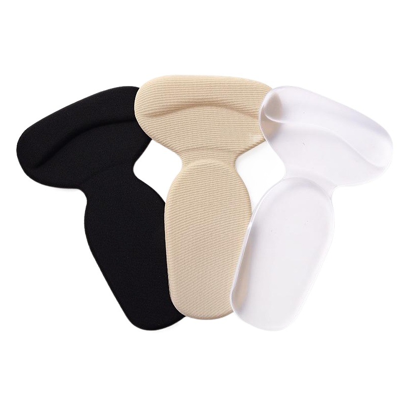 En stock al por mayor silicona dos en un talón pegatinas espesado anti-desgaste pie no talón anti-caída talón