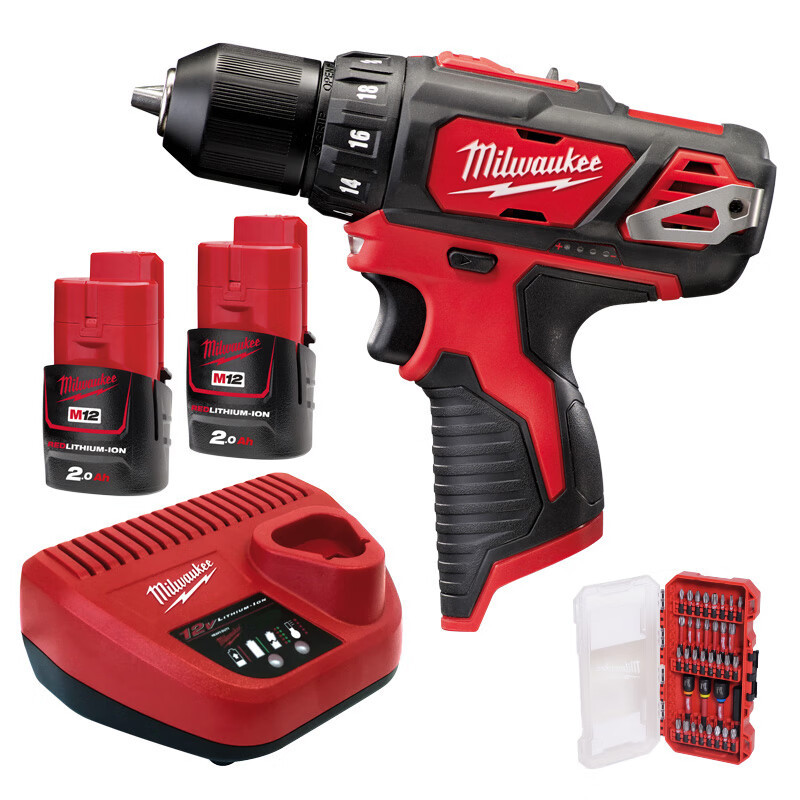 Mivochi Mivochi M12 BDD-202CS M12 taladro eléctrico recargable / motor de 10 mm (dos cargas eléctricas y una carga