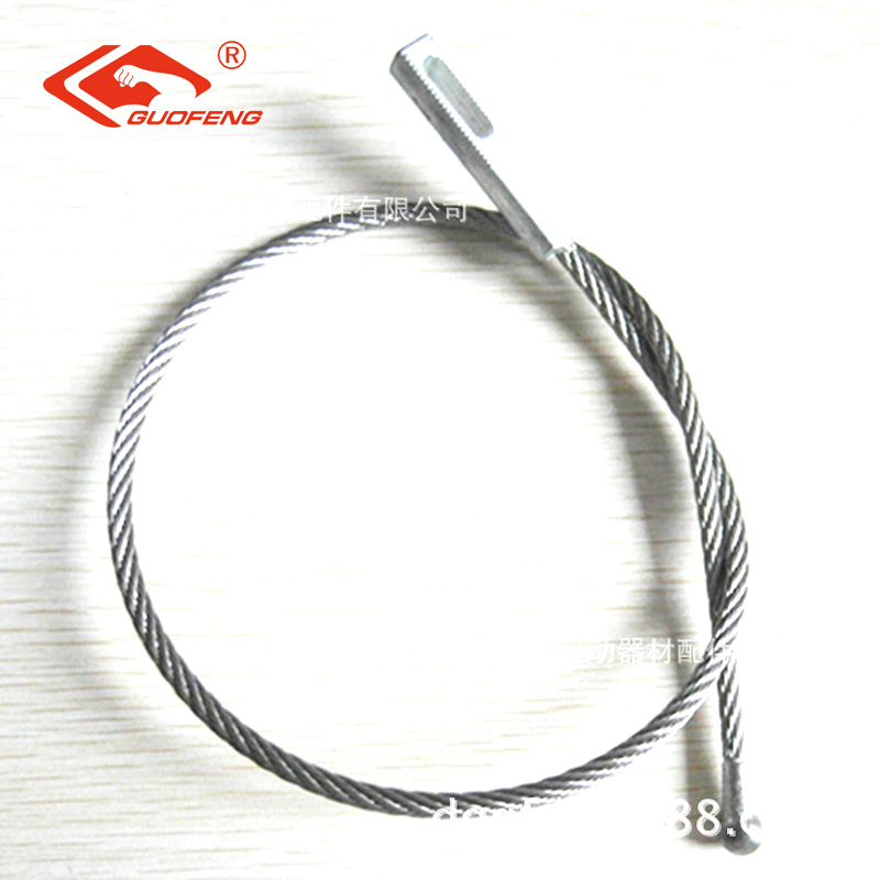 Cable de Acero Inoxidable con Terminal Fundido a Presión para Camioneta, Cable de Acero Recubierto de Plástico para Puerta Trasera de Camioneta