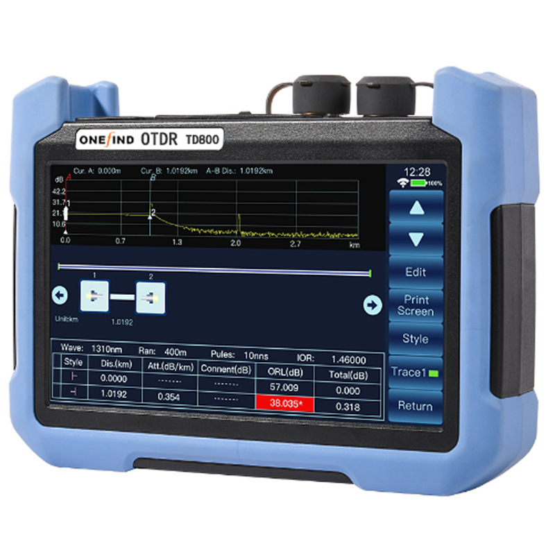 ��iOLM��TD800��ʱ�����ǵ�ģOTDR1310/1550����single mode