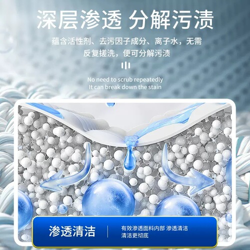 Janice down jacket cleaner dry cleaning agent no-wash foam spray to remove stains and oil stains clothing cleaner wholesale