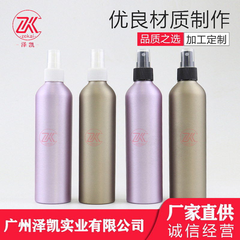 现货批发200ml喷雾铝瓶配小老鼠喷雾头按压泵消毒液酒精空瓶包装