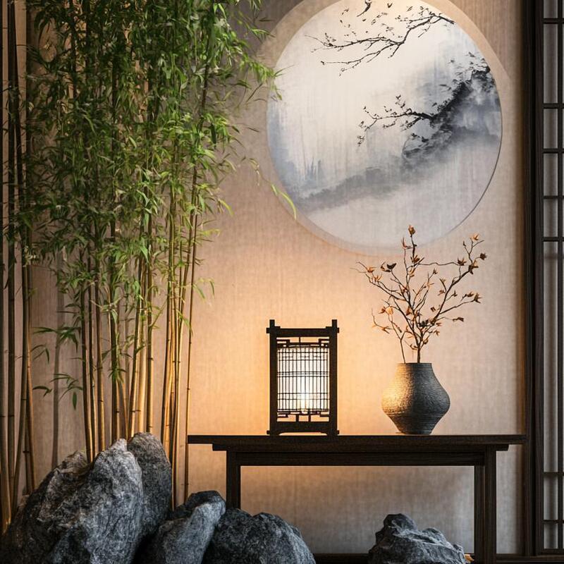 新中式背景布直播主播背景布3D立体古风背景布网红抖音带货背景布|undefined