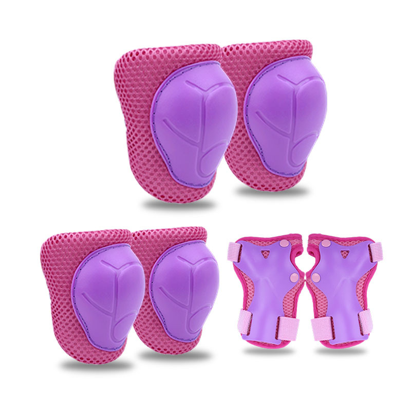 Traje de equipo de protección de patinaje sobre ruedas para niños equilibrio coche patineta Palm pad patinaje rodillera almohadilla para el codo bicicleta casco de seguridad de siete piezas