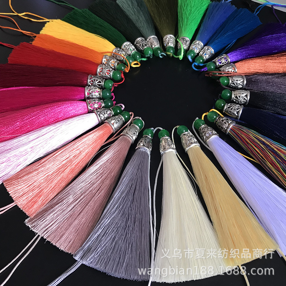 流苏藏银帽串珠流苏穗子书签香包流苏DIY流苏配饰厂家直销批发