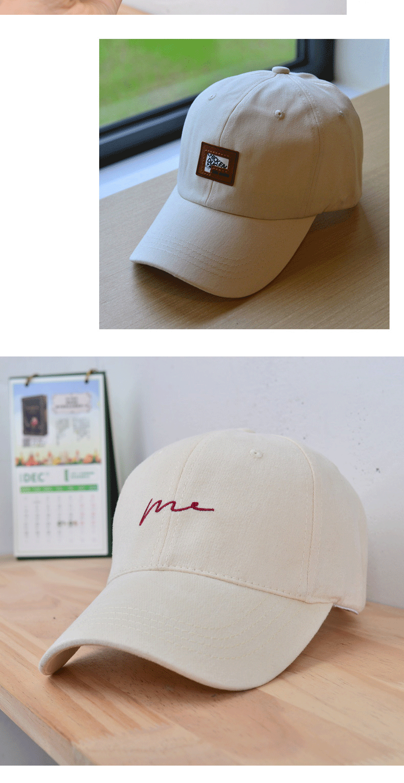 Unisex Vintage Style Simple Style Waves Embroidery Curved Eaves Baseball Cap display picture 5