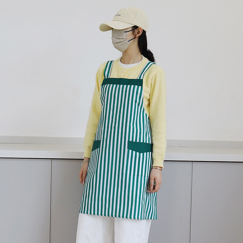 Correa H verde a rayas