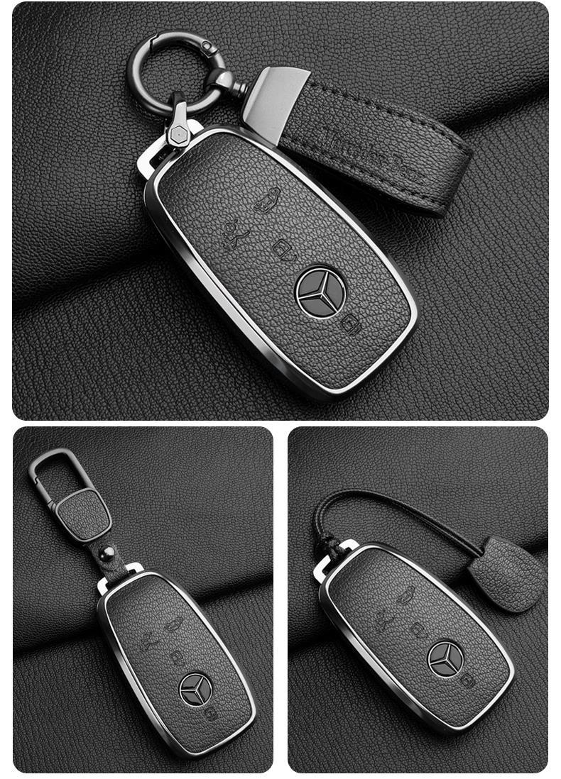 Suitable for the New Mercedes-Benz Vito Key Cover Genuine Leather 24 Models V300L Premium Version Vito V-Class V260 High-End Shell