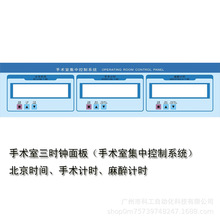 手术室集中控制系统中央情报自控面板三联北京时间手术 麻醉计时