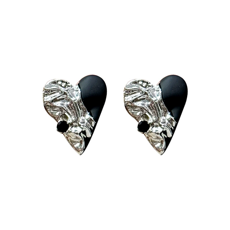 Серебряная игла, серьги, дизайн с цирконием с кисточками, цветок, простой и элегантный дизайн, тренд сезона