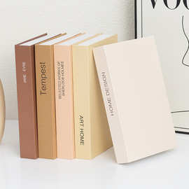 奶油风假书摆件日式道具书模型客厅创意装饰书仿真书轻奢款侘寂风