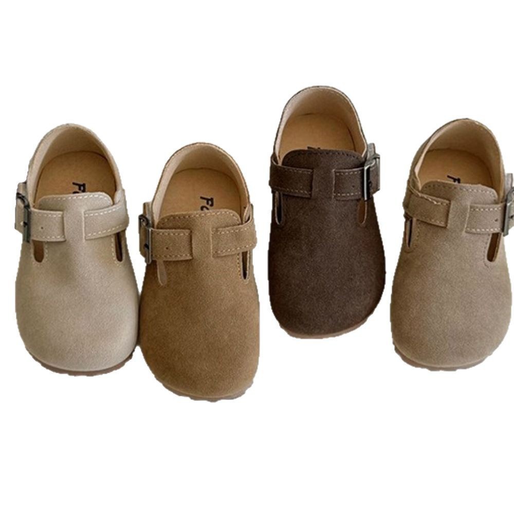 Zapatos de verano para niños Boeken nuevos zapatos de estilo coreano para niñas zapatos de cuero para niñas zapatos de soja retrógrados zapatos individuales