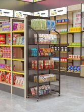 便利店超市零食货架置物架饮料食品移动展示架玩具收银台收纳多层