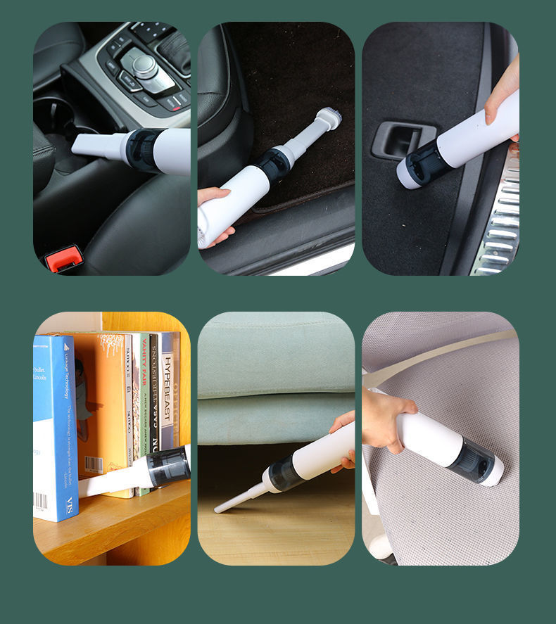 Car Home Dual-purpose Vacuum Cleaner Wireless Charging Car High Power Super Suction Car Indoor Mini Small