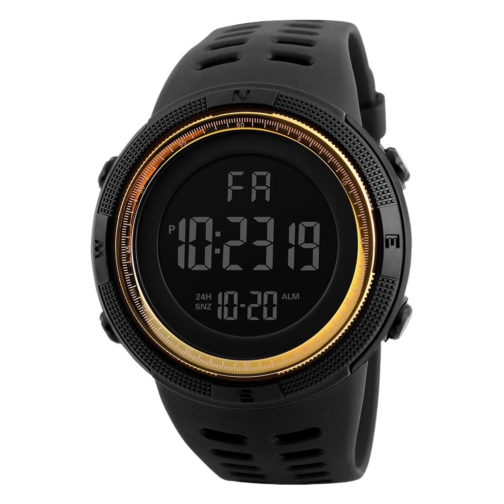 Factory Direct Sales Foreign Trade Electronic Watch Large Screen Sports Multi-Function Cold Light Fashion Internet Celebrity Watch Electronic Watch for Men