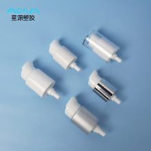 24牙左右锁乳液泵塑料pp按压化妆品粉泵20牙护肤精华套铝企鹅泵头