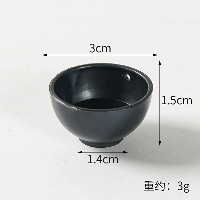 Small realistic tableware, food play, toy, DIY