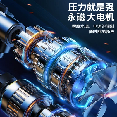 Spray Gun with Rechargeable Lithium Battery – High pressure car wash water gun