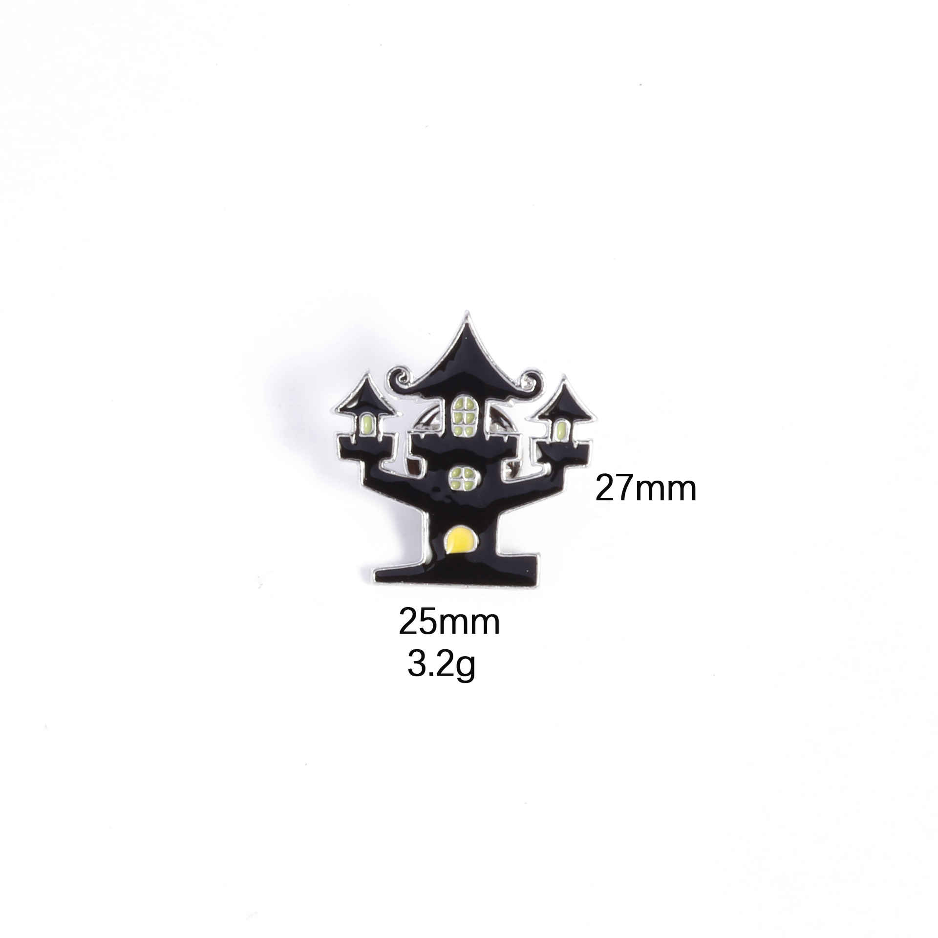 10g Weight Brooches Classification Party, Festival Occasion Zinc alloy Material Halloween Festival Pumpkin, hat, Skull Pattern Unisex Gender Enamel Design Cute, Funny Style Cute Funny Pin Pumpkin Hat Skull Zinc Alloy Enamel Unisex Brooches 9