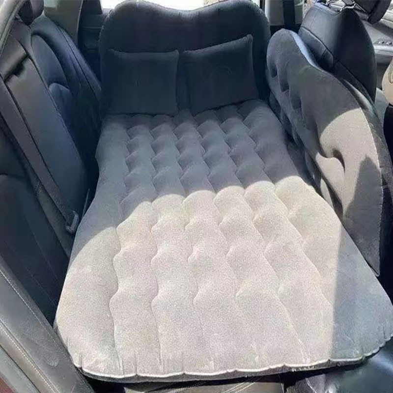 Fuente de la fábrica suministros interiores coche plegable cama inflable flocado coche colchón inflable SUV viaje cama inflable