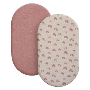 Cross border hot sale cradle bed hat 2 piece set Muslin breathable cotton yarn gauze wrap towel bed hat cotton yarn soft bed sheet