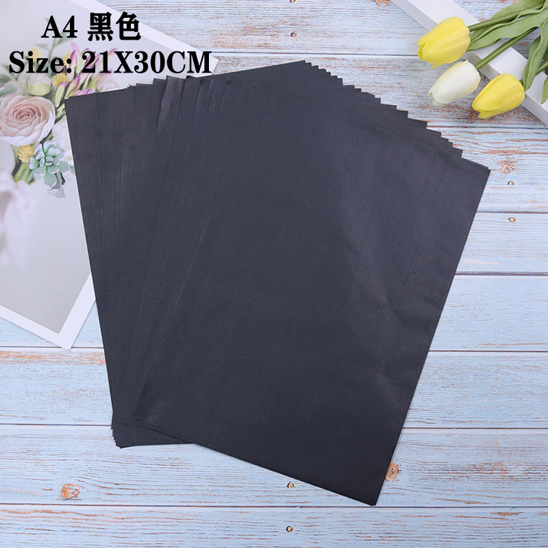 Suministro directo de fábrica A4 blanco y negro patrón pera papel Página delgada mano cuenta base pera papel mano cuenta Collage mano lágrima papel