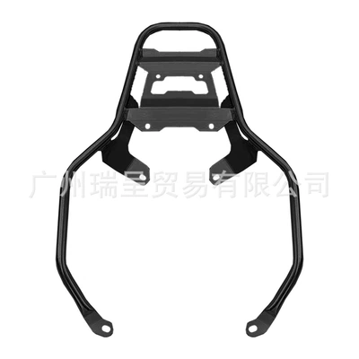 Suitable for Kawasaki Versys650 2010-2014 luggage rack, three-box bracket, side box tail rack (Motorcycle bumper) - black-tail-rack
