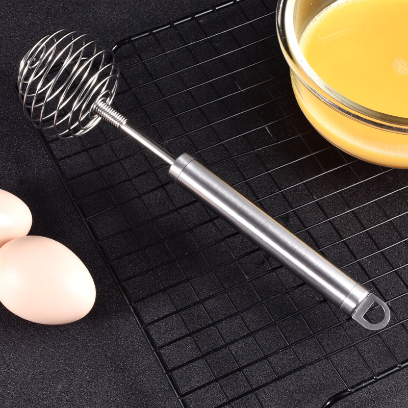 The new spring coil egg mixer household circular launcher stainless…