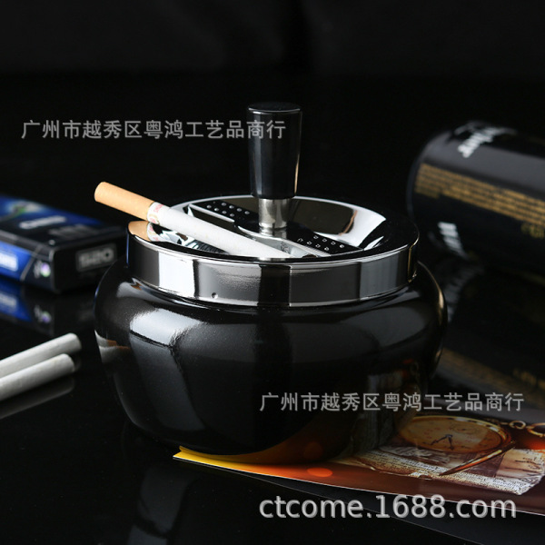 Fashionable creative big capacious windproof ashtray