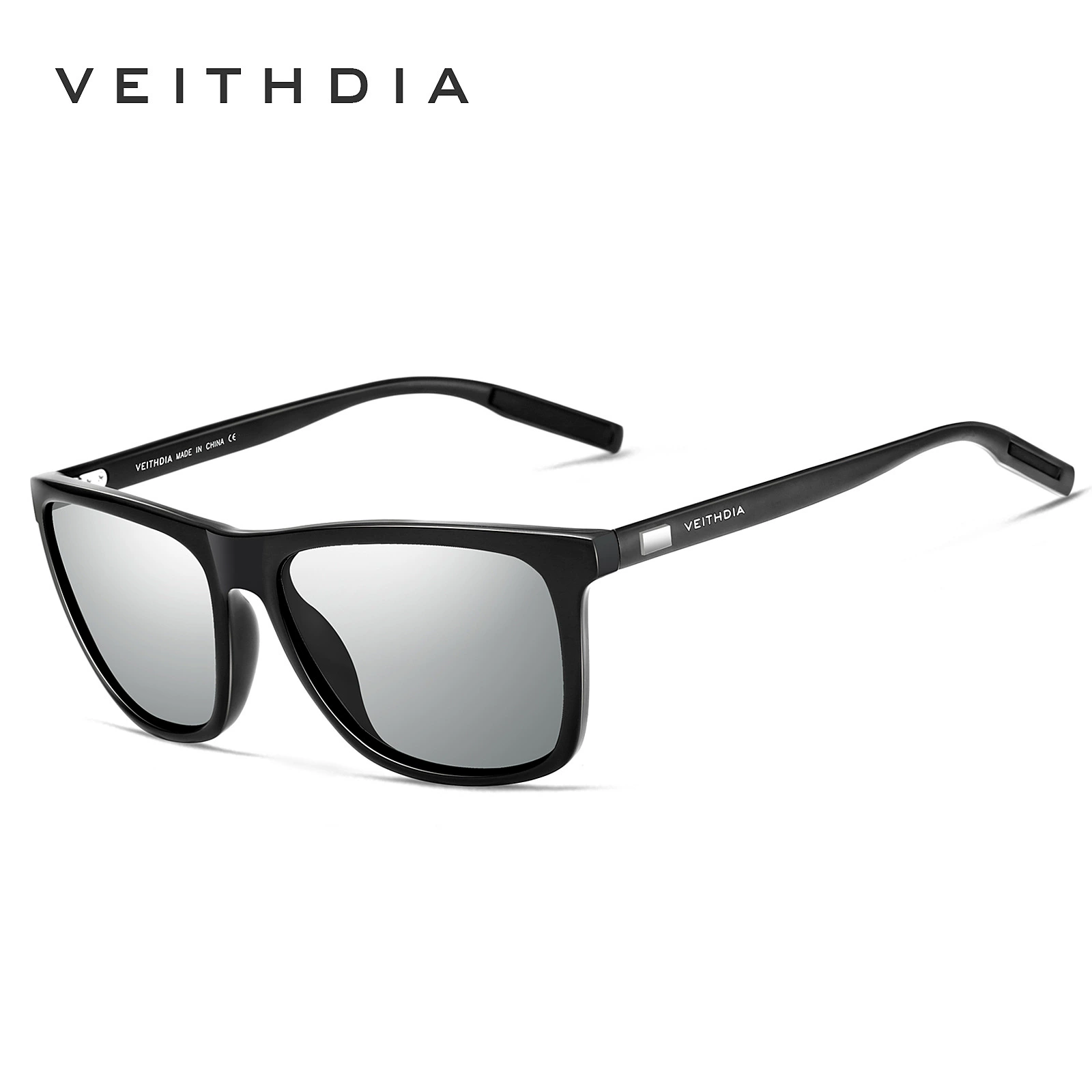 Sunglasses (VEITHDIA) Square Frame, Unisex, UV Protection, Multiple Frame & Lens Options