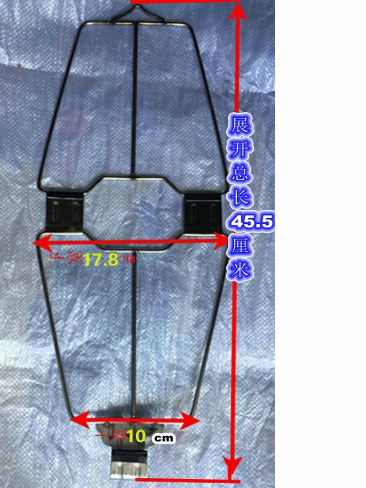 K9HX批发烤鸭夹子不锈钢手撕鸭夹板24只烤鸭炉架子烤板鸭夹子商用