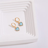 Brand zirconium, earrings, design accessory, wholesale, trend of season