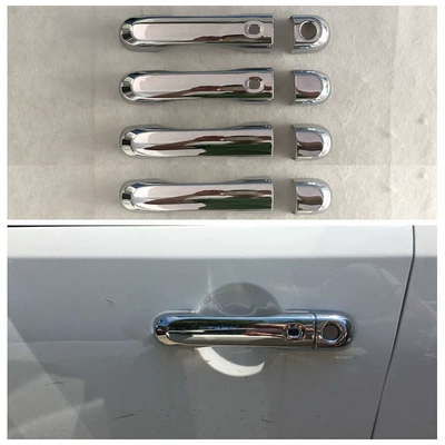 Door Wrist Door Side Strip — Şüşə kənarı xromları/moldingləri - electroplating-smart-door-handle8y