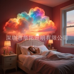 超级爆款雷云灯DIY套件云朵灯幻彩圣诞节日卧室电竞房装饰USB供电