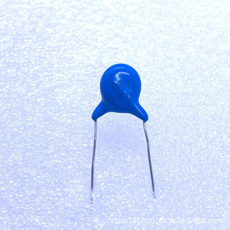High Voltage Ceramic 101/6KV P10MM F9.5SL101VTK 100PF/6KV Ceramic Capacitor