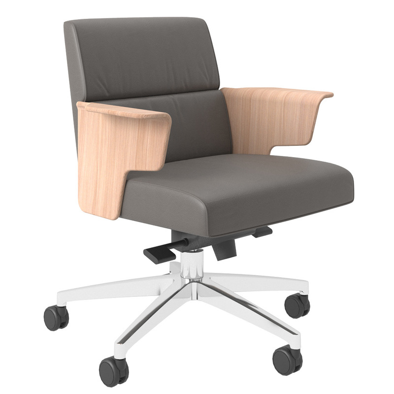 Fashion Ergonomic Leather Boss Office Chair Home Comfortable Computer Chair